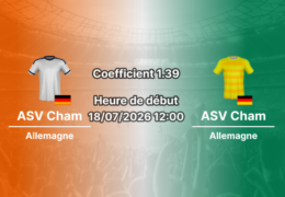 Pronostic ASV Cham Bayern Hof : Oberliga Bayern Tour 1