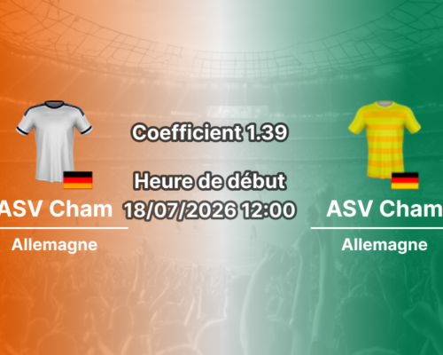 Pronostic ASV Cham Bayern Hof : Oberliga Bayern Tour 1