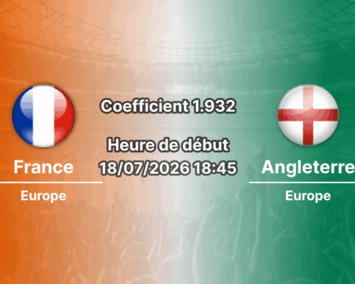 Pronostic France Angleterre – Hard Rock Stadium Miami, match pour la 3e place Coupe du monde 2026 18 juillet 2026
