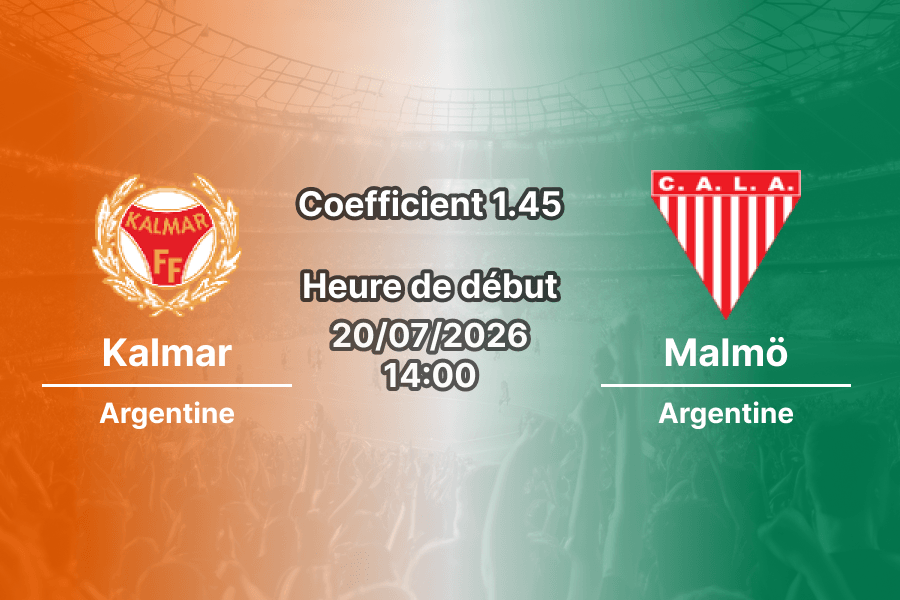 Pronostic Kalmar Malmö – Guldfageln Arena Kalmar, Allsvenskan Suède Tour 13, 20 juillet 2026