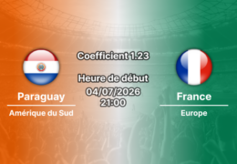 Pronostic Paraguay France – Lincoln Financial Field Philadelphie, 8e de finale Coupe du Monde 2026, 4 juillet 2026