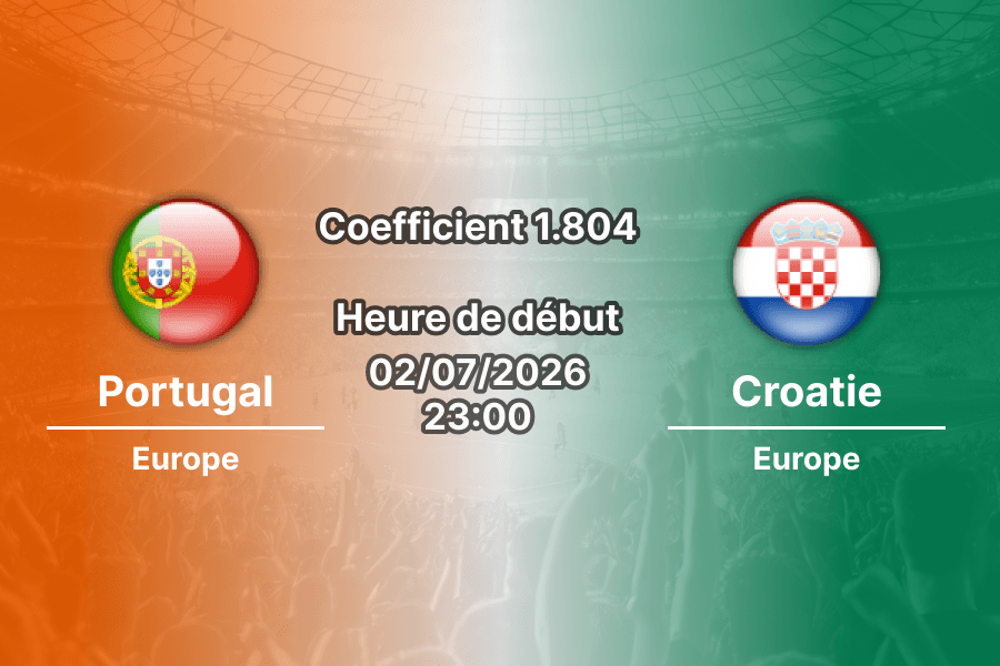 Pronostic Portugal Croatie – BMO Field Toronto, 16e de finale Coupe du Monde 2026, 2 juillet 2026