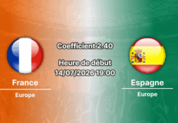 Pronostic France Espagne – AT&T Stadium Arlington, demi-finale Coupe du Monde 2026, 14 juillet 2026