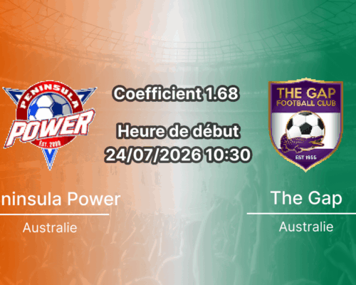 Pronostic Peninsula Power The Gap – Kelly Park Kippa-Ring Brisbane, Queensland Premier League 1 Women's, 24 juillet 2026