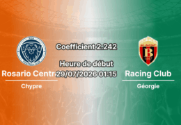 Pronostic Rosario Central Racing Club – Gigante de Arroyito, Liga Profesional Clausura 2026, 29 juillet