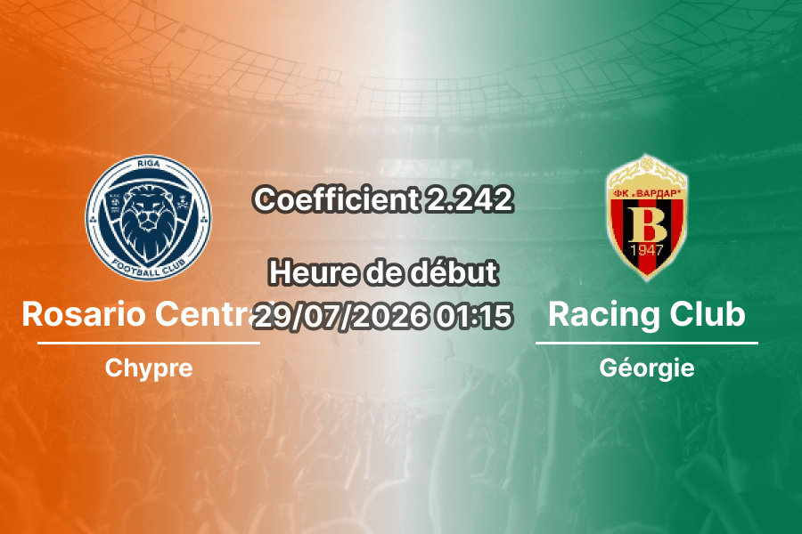 Pronostic Rosario Central Racing Club – Gigante de Arroyito, Liga Profesional Clausura 2026, 29 juillet
