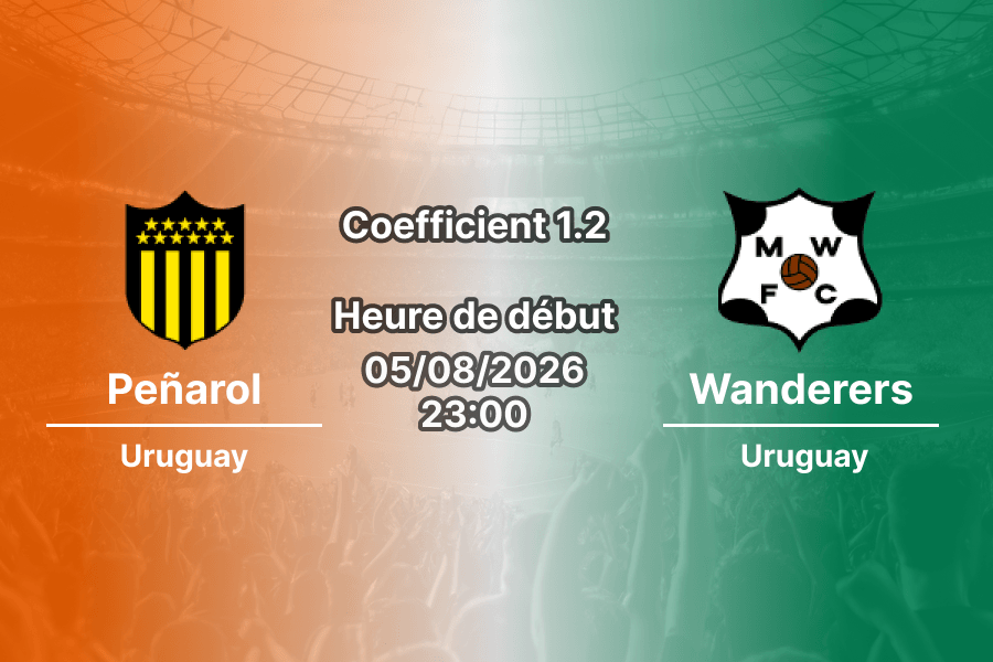Pronostic Peñarol Montevideo Wanderers – Estadio Centenario, Montevideo, Finale Torneo Intermedio 2026, 5 août 2026