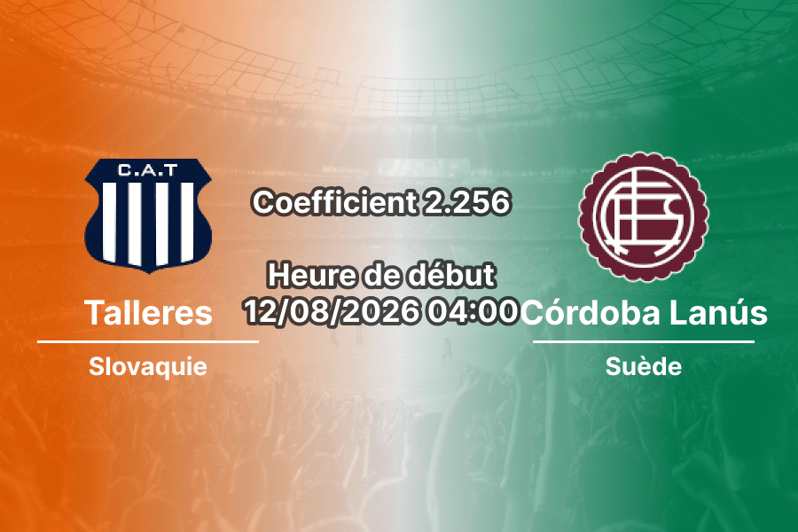 Pronostic Talleres Córdoba Lanús — Mario Alberto Kempes, Torneo Clausura 2026, Córdoba, 12 août 2026