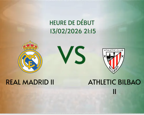 Pronostic Real Madrid Castilla 2 - Bilbao Athletic 2: choc des réserves au Di Stéfano