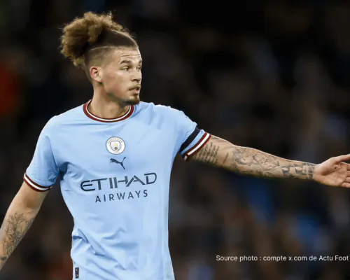 Kalvin Phillips milieu Angleterre 29 ans Manchester City Etihad Stadium Pep Guardiola banc Leeds United