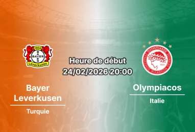 Pronostic Bayer Leverkusen – Olympiacos | UEFA Champions League, Barrage retour (24/02/2026) : Schick et la BayArena pour sceller la qualification