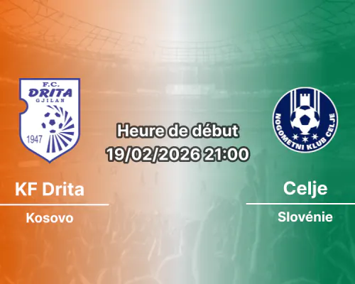 Pronostic KF Drita - NK Celje: duel équilibré en Conference League