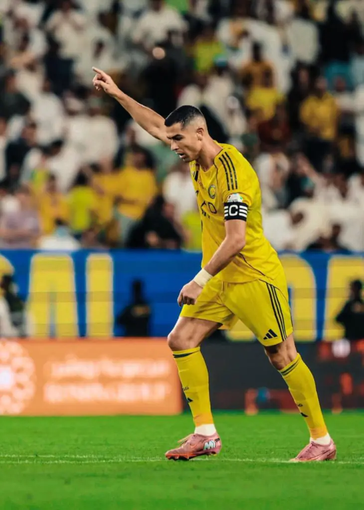 Cristiano Ronaldo célébration but Al Nassr Saudi Pro League 2026