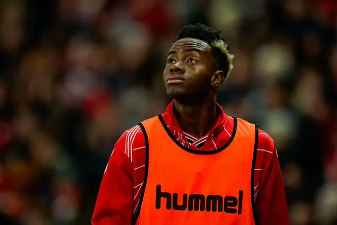 Simon Adingra célébrant un but avec Sunderland en Premier League