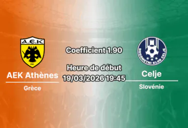 Pronostic AEK Athènes – NK Celje