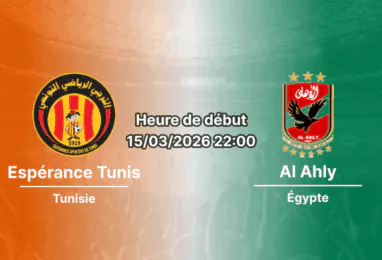 Pronostic Espérance Tunis – Al Ahly