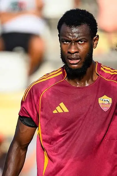 Evan Ndicka défenseur AS Roma Serie A