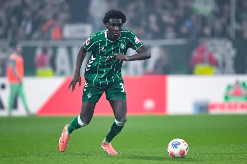 Coulibaly duel aérien défense Werder Brême saison 2025-2026