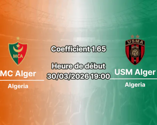 Pronostic MC Alger – USM Alger