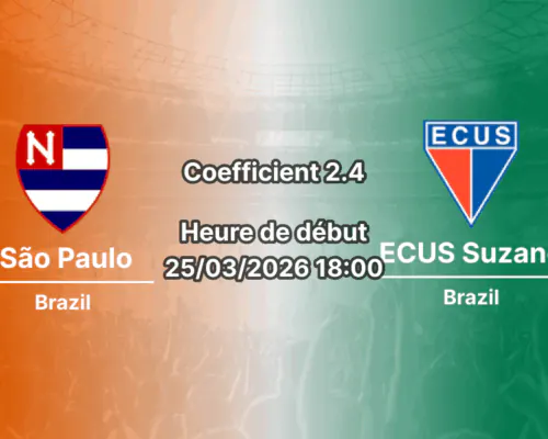 Pronostic Nacional São Paulo – ECUS Suzano