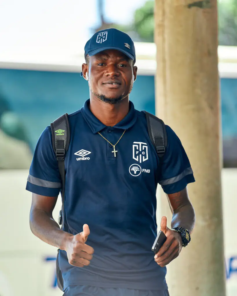 Nathan Idumba Fasika défenseur congolais en action Chippa United