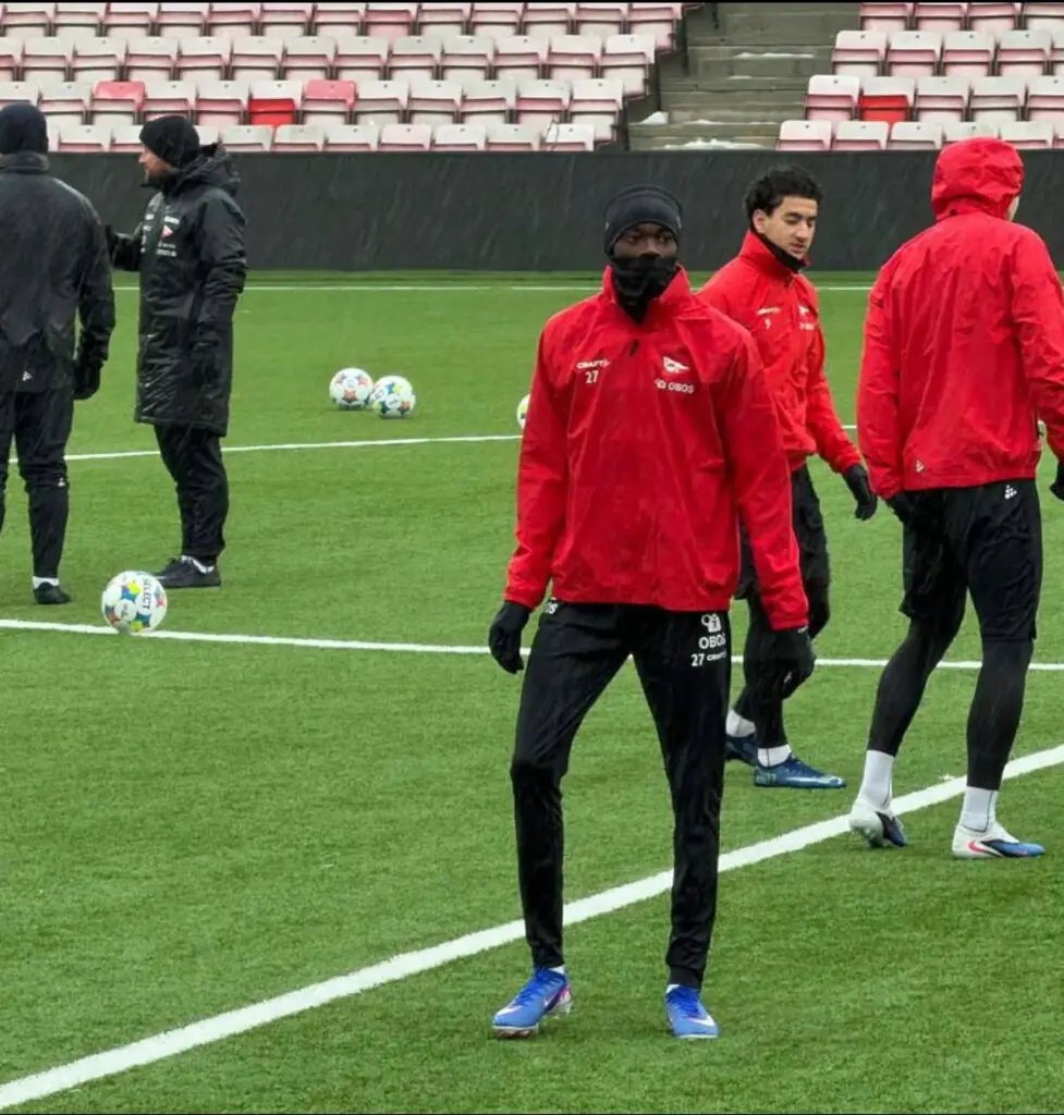 Chris Irénée Ntamack Pondy défenseur camerounais Fredrikstad FK