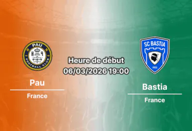 Pronostic Pau – Bastia