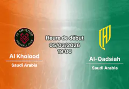 Pronostic Al Kholood – Al-Qadsiah