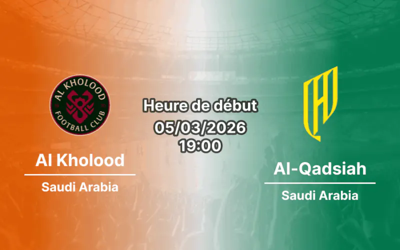 Pronostic Al Kholood – Al-Qadsiah