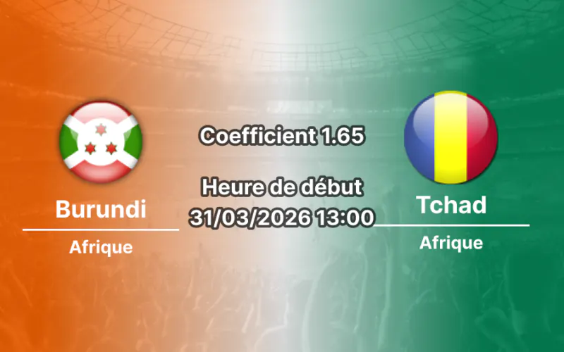 Pronostic Burundi – Tchad