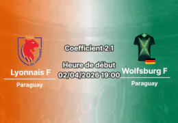 Pronostic Olympique Lyonnais – VfL Wolfsburg quart de finale retour UEFA Women's Champions League 2026 – analyse cotes et paris au Parc Olympique Lyonnais