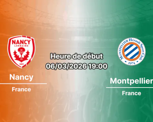 Pronostic Nancy – Montpellier