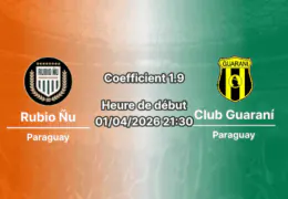 Pronostic Rubio Ñu – Club Guaraní