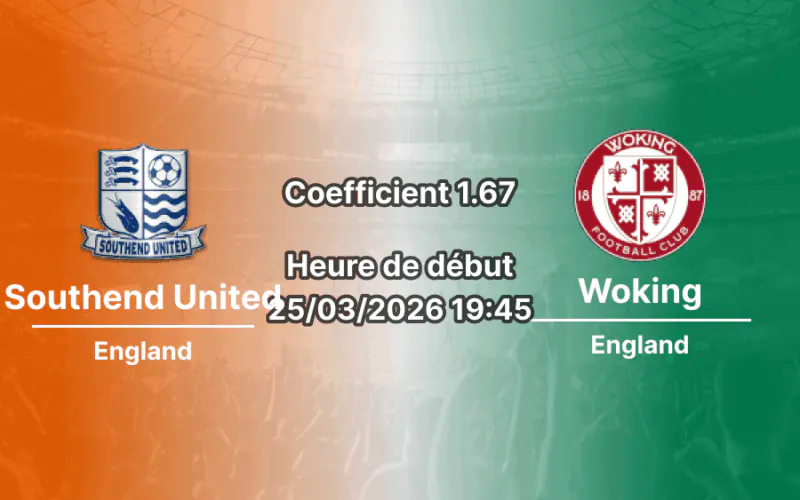 Pronostic Southend United – Wokin