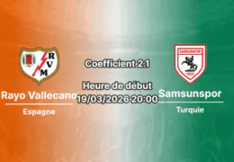 Pronostic Rayo Vallecano – Samsunspor
