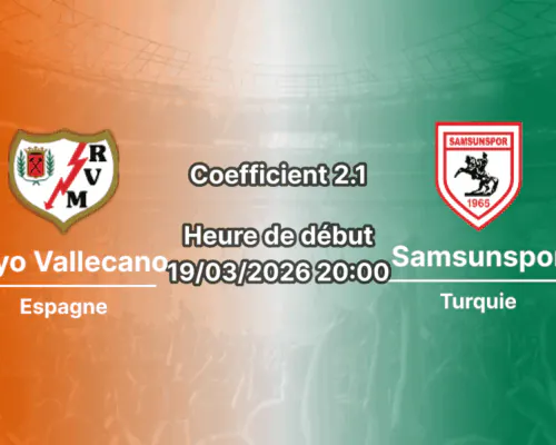 Pronostic Rayo Vallecano – Samsunspor