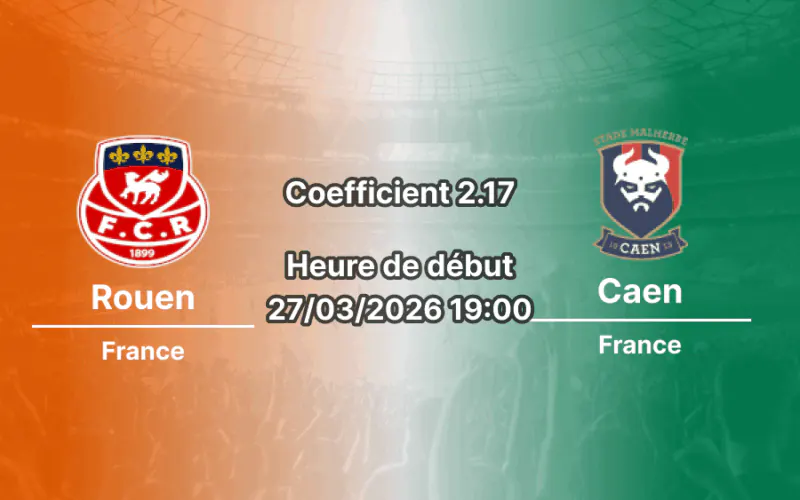 Pronostic Rouen – Caen