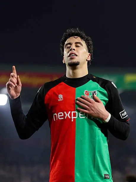 Sami Ouaissa attaquant NEC Nimègue Eredivisie Pays-Bas