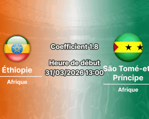 Pronostic Éthiopie – São Tomé-et-Príncipe