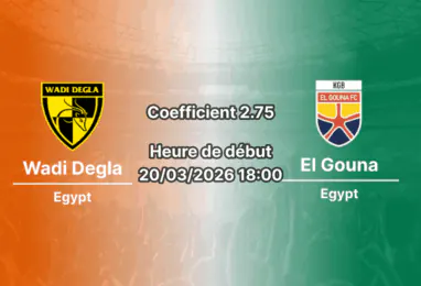 Pronostic Wadi Degla – El Gouna