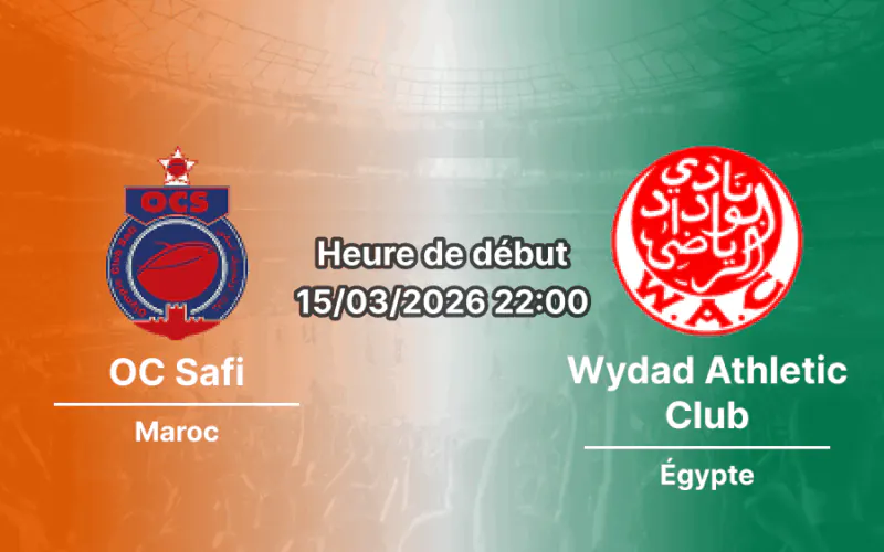 Pronostic OC Safi – Wydad AC