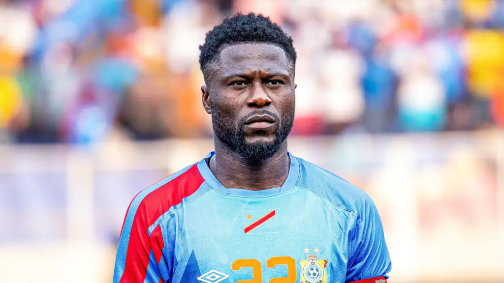 Chancel Mbemba défenseur congolais du LOSC Lille en action lors d'un match Ligue 1 2026