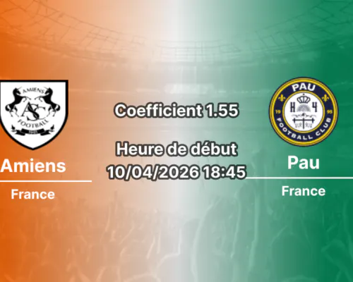 Pronostic Amiens SC Pau FC Ligue 2 BKT journée 30 10 avril 2026 – analyse et meilleurs paris au Stade de la Licorne
