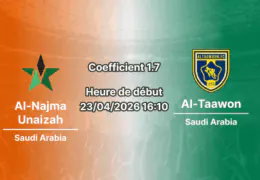 Pronostic Al-Najma Unaizah – Al-Taawon