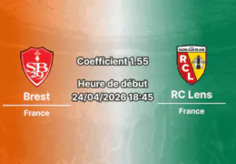 Pronostic Brest – RC Lens