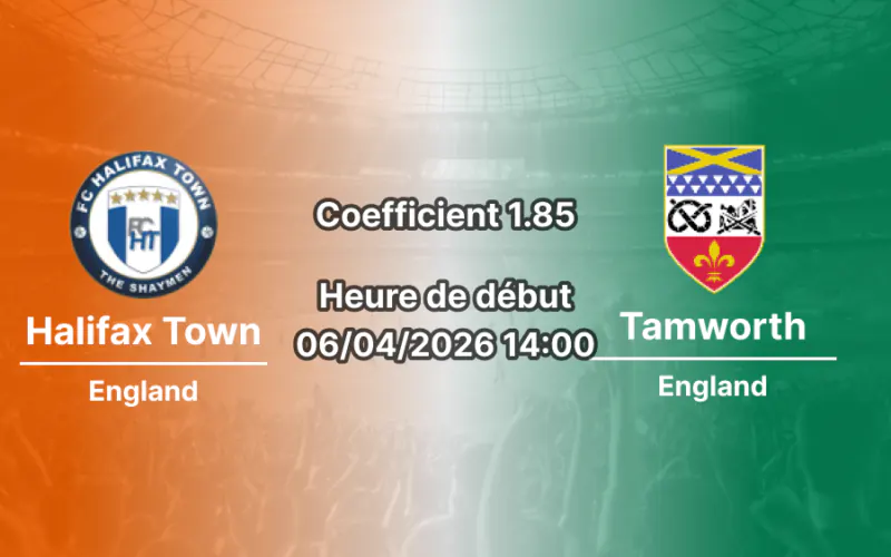 Pronostic Halifax Town – Tamworth
