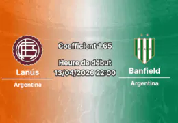 Pronostic Lanús – Banfield