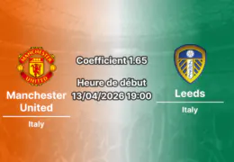 Pronostic Manchester United – Leeds