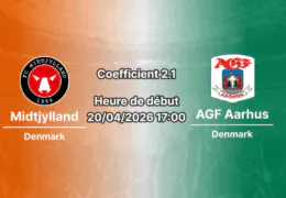 Pronostic Midtjylland – AGF Aarhus
