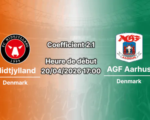 Pronostic Midtjylland – AGF Aarhus